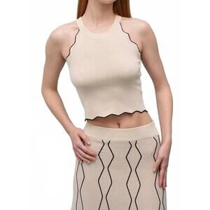 NEW ASTRID azzura top in sand